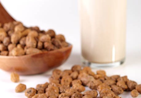 Tiger nuts and horchata. Horchata is a drink, made with the juice of tiger nuts and sugar.  Native from Valencia – Spain, it is a refreshing drink, often accompanied with long thin buns called “fartons”.
